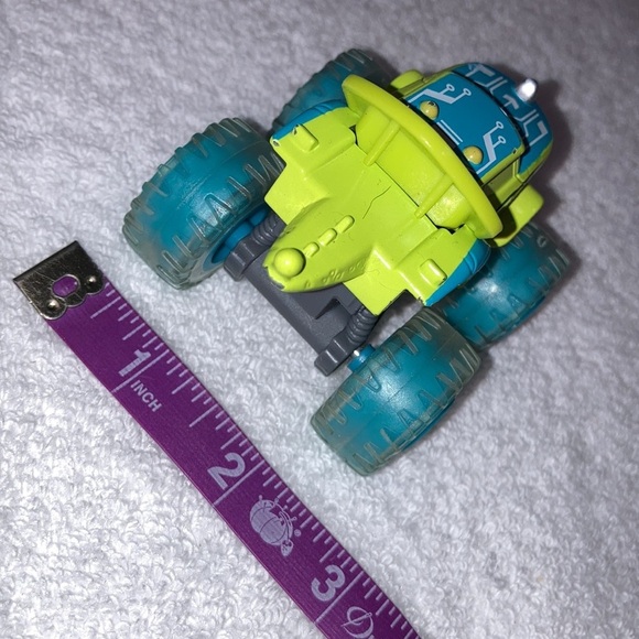 2014 Blaze And The Monster Machines Zeg Blue Tires Robot Rider Diecast - Picture 4 of 5